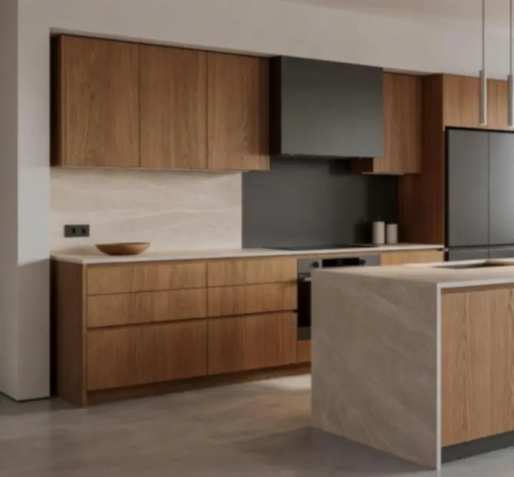 Ekskluzywna realizacja kuchenna w nowoczesnym stylu