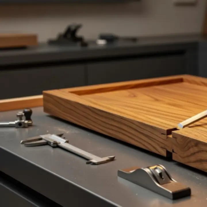 Mistrz rzemiosła dbający o detal podczas instalacji mebli premium