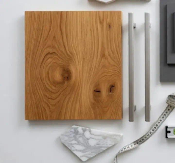 Próbki premium wykończeń drewnianych i materiałów