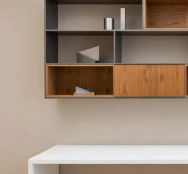 System przechowywania w biurze z ergonomicznymi rozwiązaniami